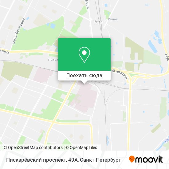 Спб пискаревский пр карта