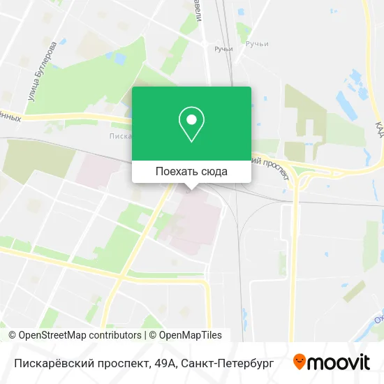 Карта Пискарёвский проспект, 49А