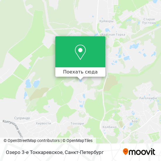 Карта Озеро 3-е Токкаревское