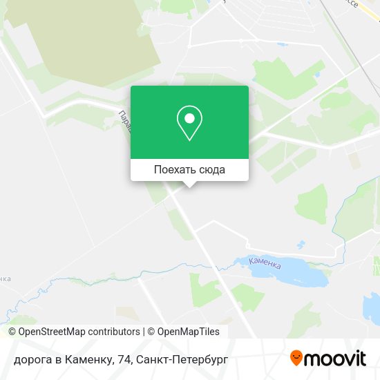 Карта дорога в Каменку, 74