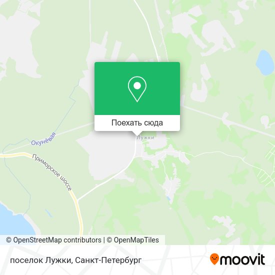 Карта поселок Лужки