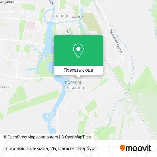 Карта посёлок Тельмана, 2Б