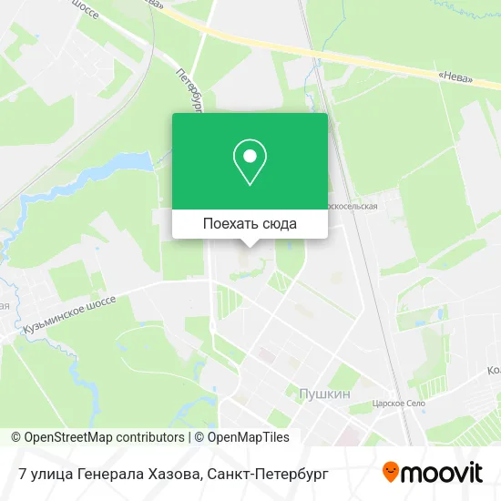 Карта 7 улица Генерала Хазова