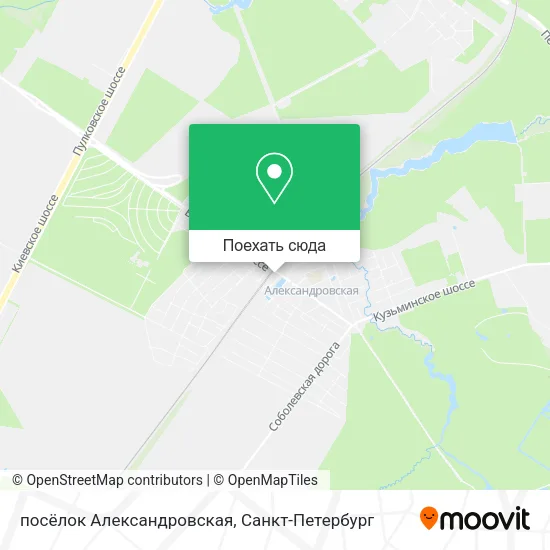 Карта посёлок Александровская