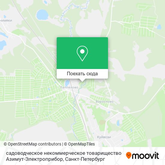 Карта садоводческое некоммерческое товарищество Азимут-Электроприбор