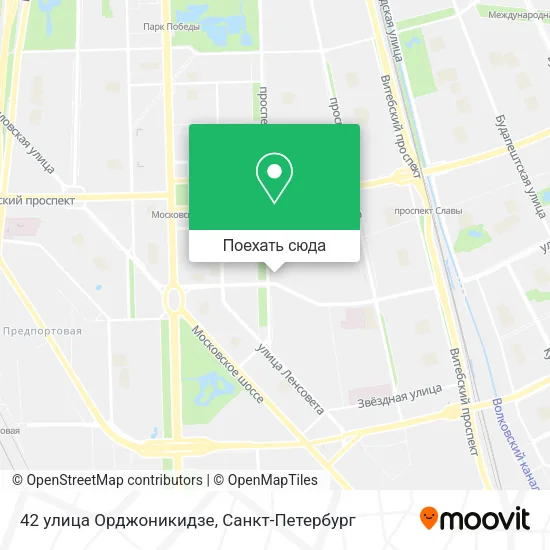 Карта 42 улица Орджоникидзе