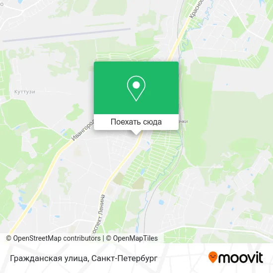 Карта Гражданская улица