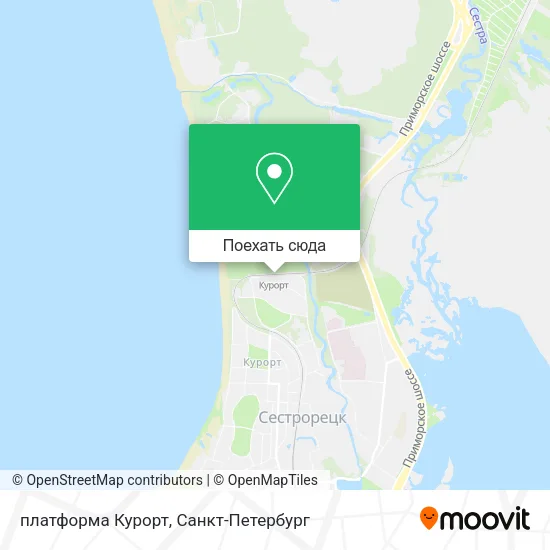 Карта платформа Курорт