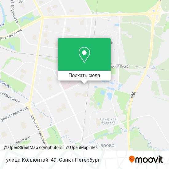 Карта улица Коллонтай, 49