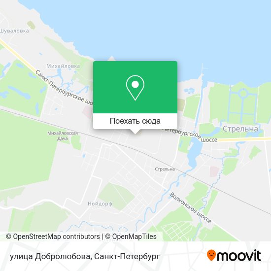 Карта улица Добролюбова