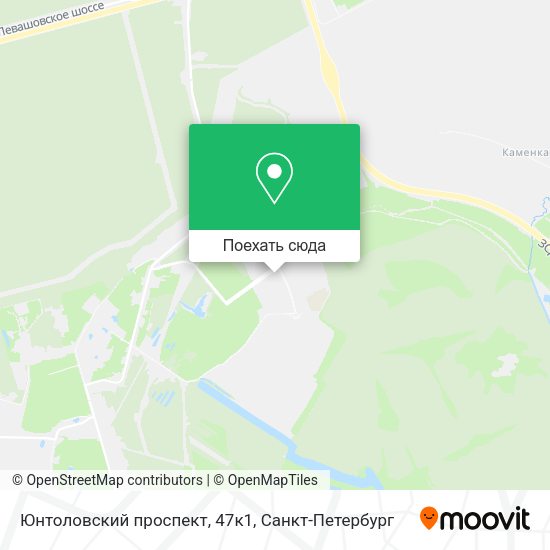 Карта Юнтоловский проспект, 47к1