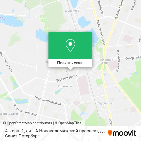 Карта 4, корп. 1, лит. А Новоколомяжский проспект, д.