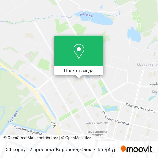 Карта 54 корпус 2 проспект Королёва
