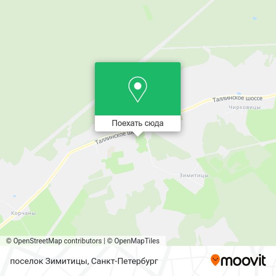 Карта поселок Зимитицы