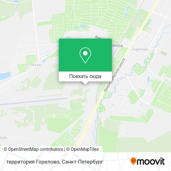 Карта территория Горелово