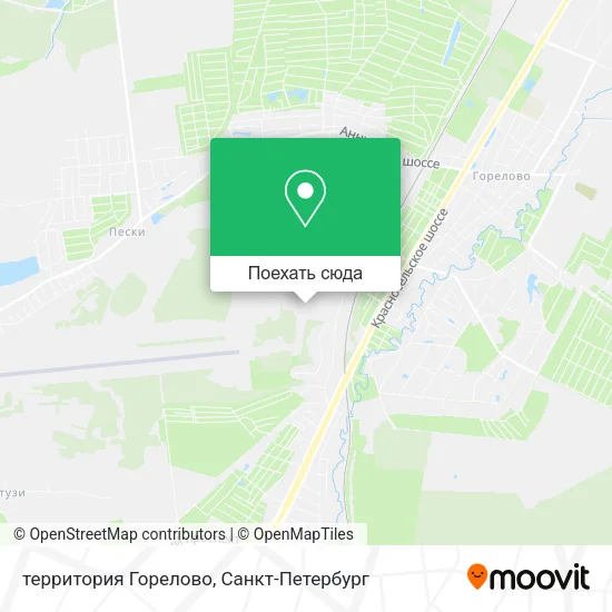 Карта территория Горелово