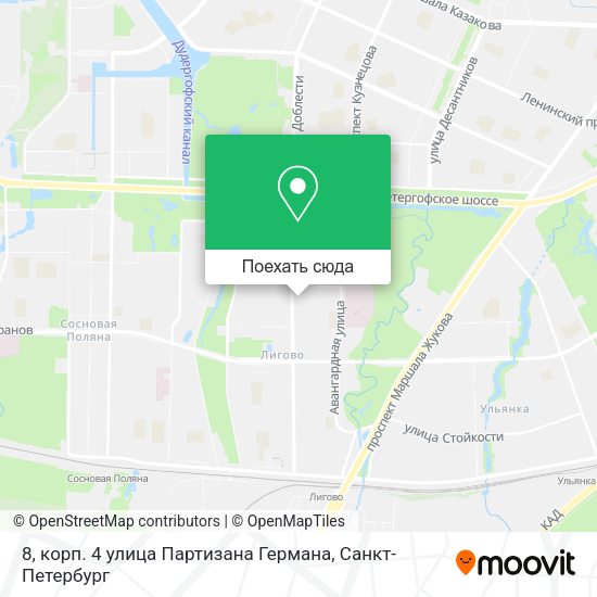 Карта 8, корп. 4 улица Партизана Германа