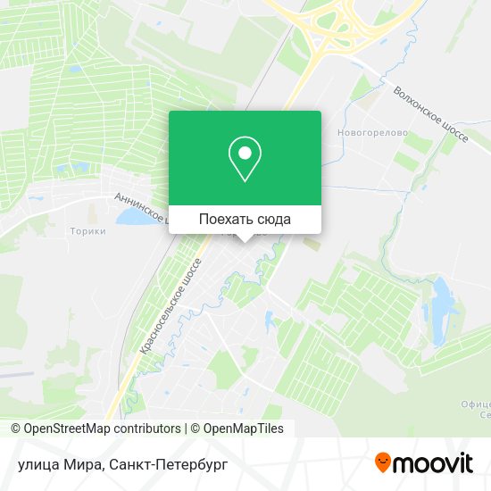 Карта улица Мира