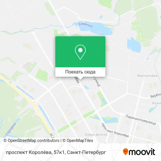 Карта проспект Королёва, 57к1