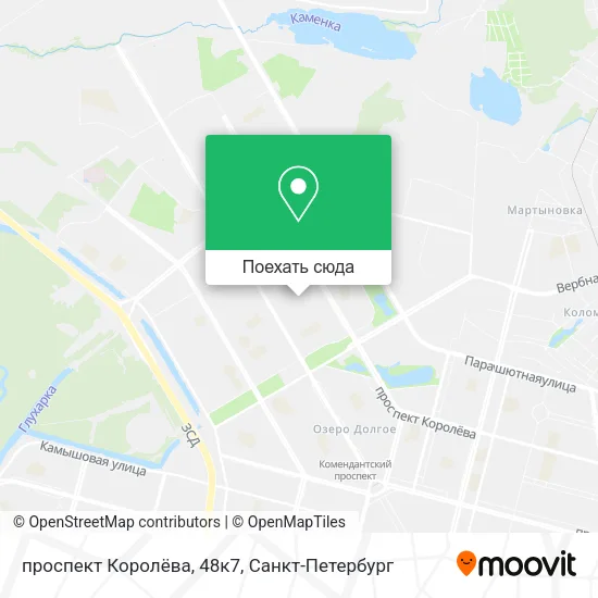 Карта проспект Королёва, 48к7