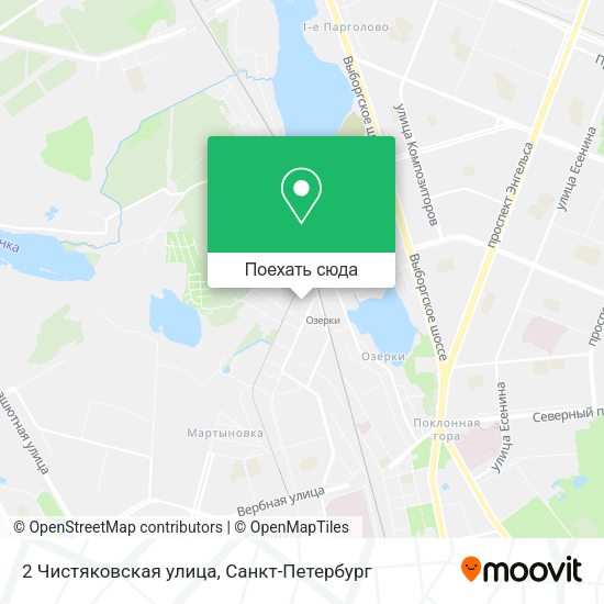 Карта 2 Чистяковская улица