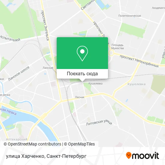 Карта улица Харченко
