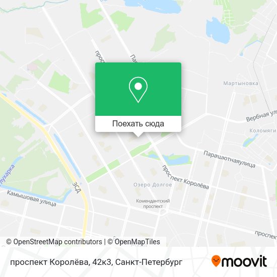 Карта проспект Королёва, 42к3