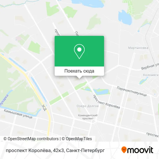 Карта проспект Королёва, 42к3