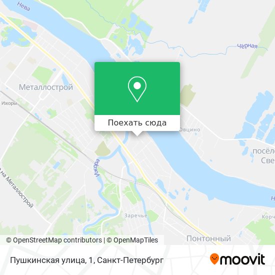 Карта Пушкинская улица, 1