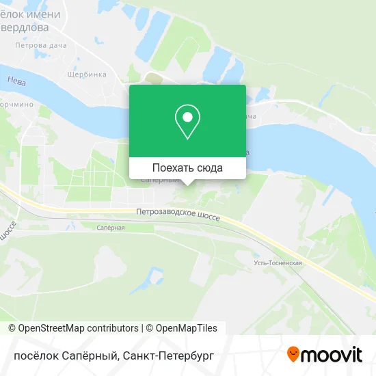 Карта посёлок Сапёрный