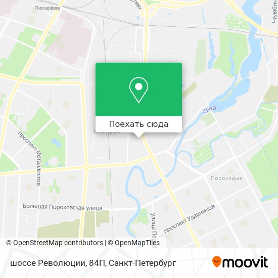 Карта шоссе Революции, 84П