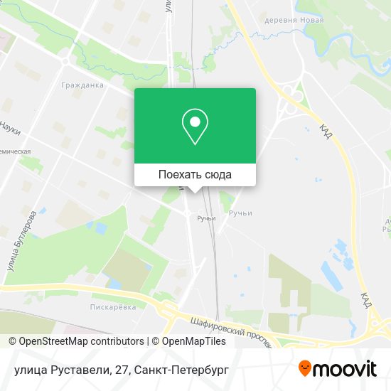 Карта улица Руставели, 27