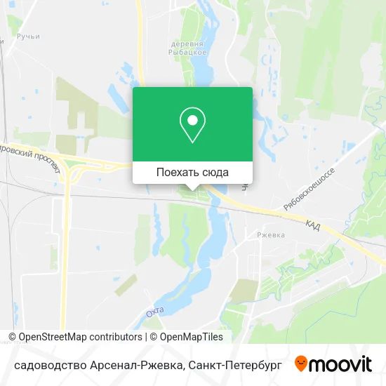 Карта садоводство Арсенал-Ржевка