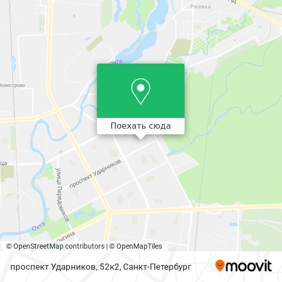 Карта проспект Ударников, 52к2