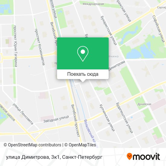 Карта улица Димитрова, 3к1