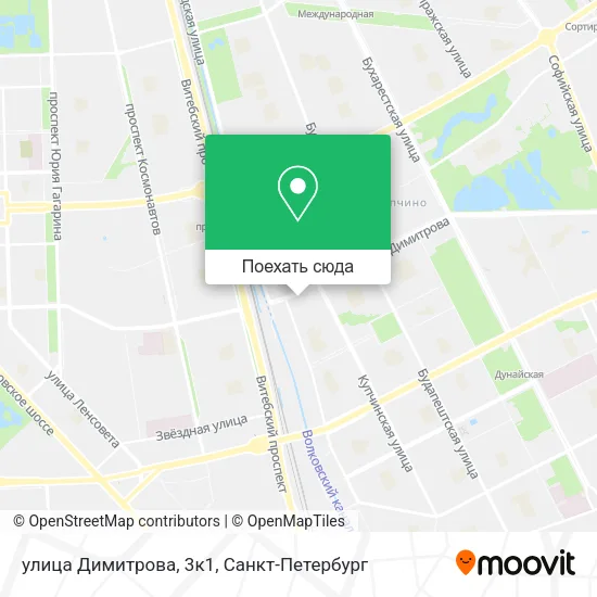 Карта улица Димитрова, 3к1