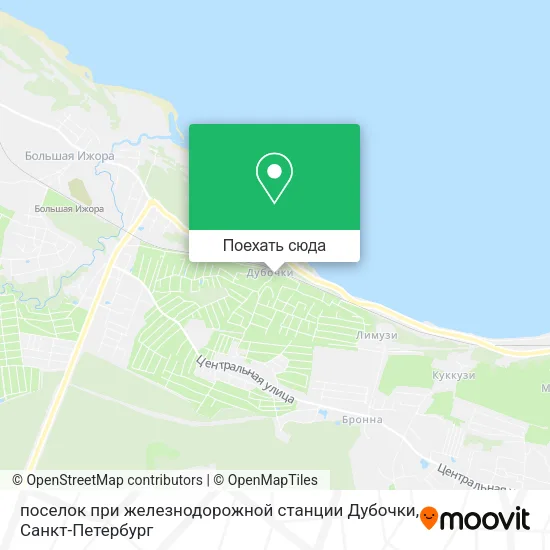 Карта поселок при железнодорожной станции Дубочки