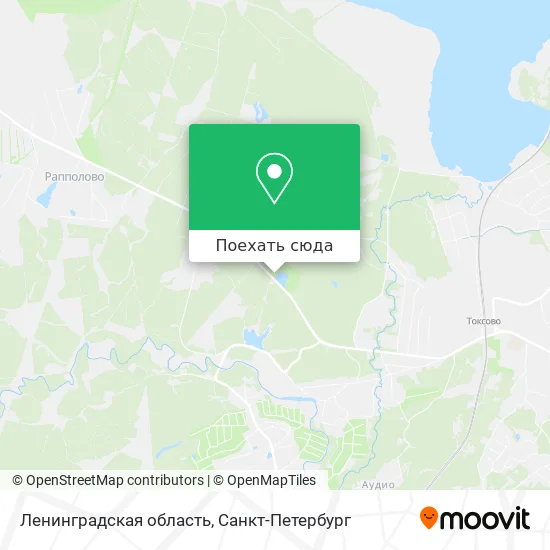 Карта Ленинградская область