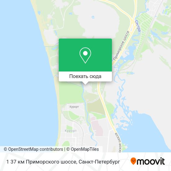 Карта 1 37 км Приморского шоссе