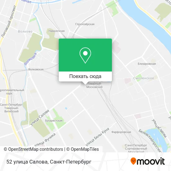 Карта 52 улица Салова