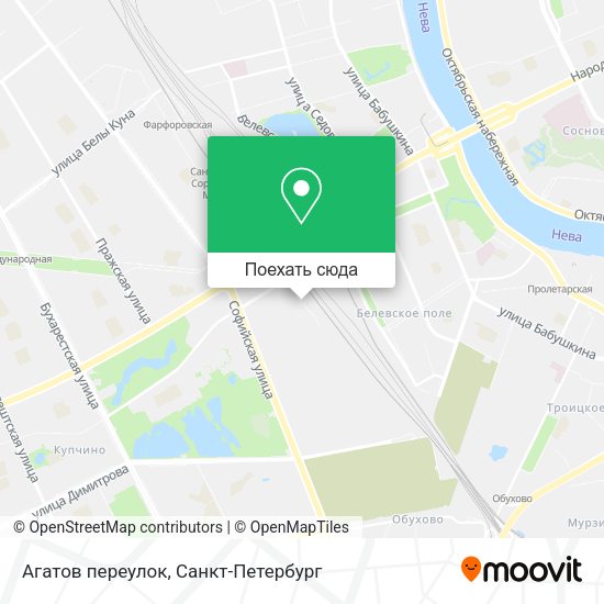 Карта Агатов переулок