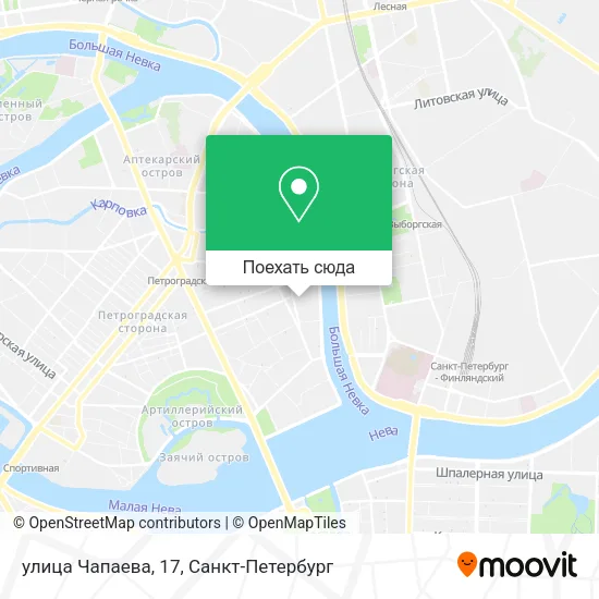 Карта улица Чапаева, 17