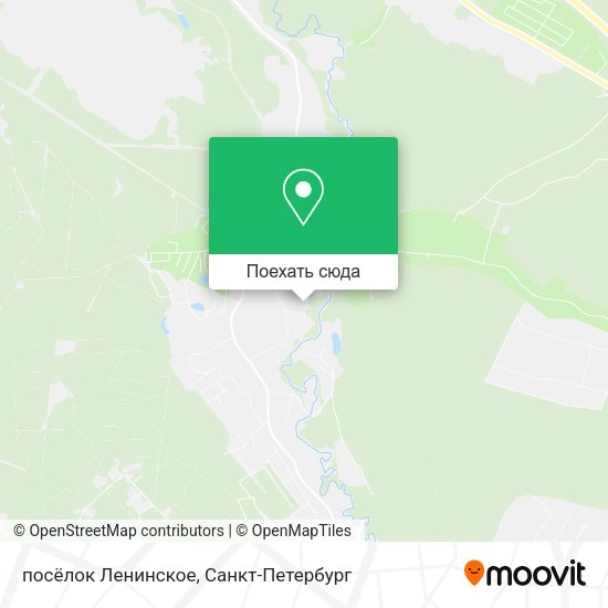 Карта посёлок Ленинское