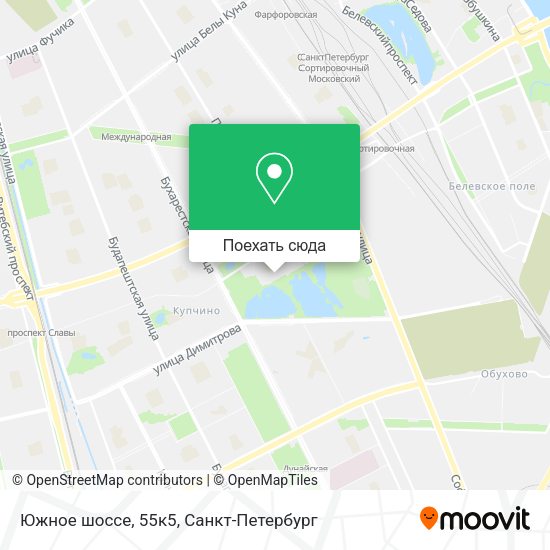 Карта Южное шоссе, 55к5