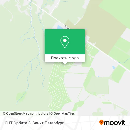 Карта СНТ Орбита-3