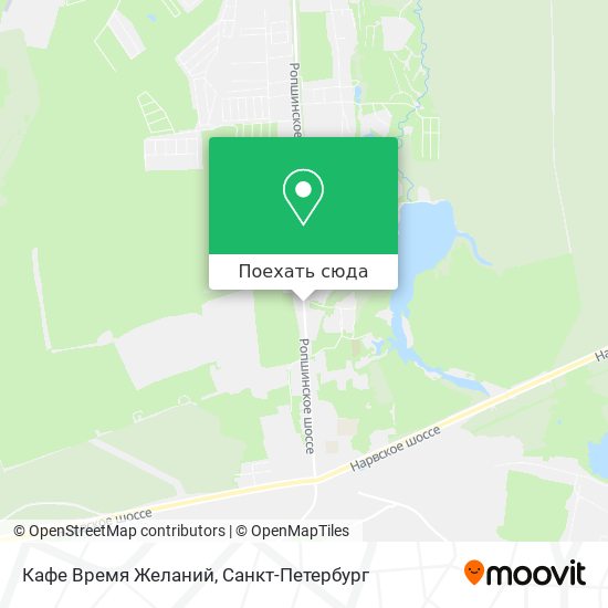 Карта Кафе Время Желаний