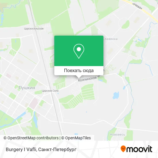 Карта Burgery I Vafli