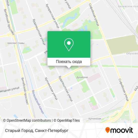 Карта Старый Город