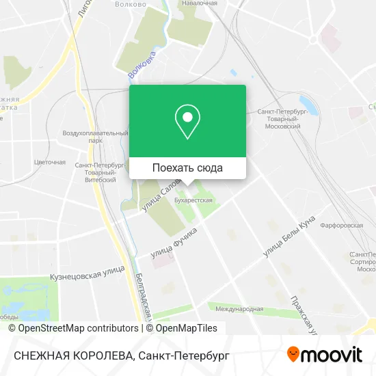 Карта СНЕЖНАЯ КОРОЛЕВА