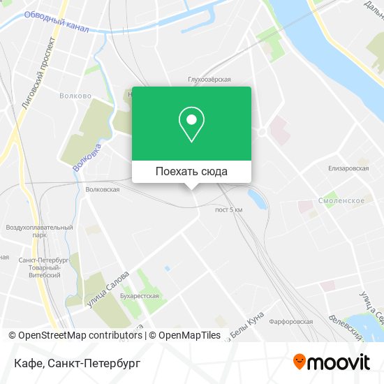 Карта Кафе